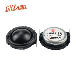 Speakers GHXAMP 1.5 inch 40MM Treble Speaker Tweeter Units Silk film fever speaker unit 4OHM 20W Tweeter with 74mm Panel 2PCS