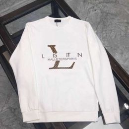 fashion hoodie men designer sweater loose simple letters embroidery graphic sweatshirt spring round neck long sleeve mens womens pullover t shirt