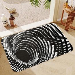 Carpets Geometric Optical Illusion For Kitchen Absorbent Mat Bedroom Mats Cute Room Decor Home Decoration Doormat Entrance Door