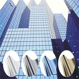 Window Stickers Mirror Film Glass Windows Blackout Privacy Home Heat Insulation Sunshade House Wall Sticker