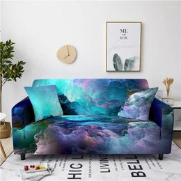 Chair Covers Home Living Luxury 3d Flowing Marble Print Sofa Decor Seat Protector Cover Elastic Slipcover Couch 1-4 Seaters