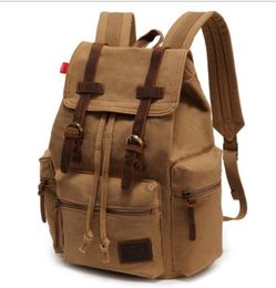 DesignerNew Vintage Leather Backpacks MenWomen School Backpacks Men Travel Bag Big Canvas Backpack Large Bag Berchirly8087451