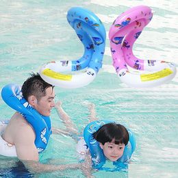 Inflatable Floats Tubes Childrens Jacket Baby Floating Kids Safety Life Vest Swimsuit Buoyancy Swimming For Drifting Boating Drop Deli Otabb