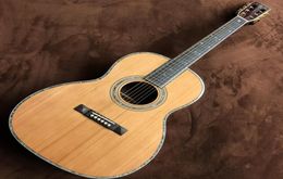 solid cedar top ooo model acoustic guitar 39 inch 42 classic style real abalone ebony fingerboard3954060