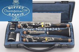 Quality brand Buffet 1825 B18 Clarinet 17 Key Bb Musical Instruments With Black Case Bakelite Tube leather box7439721