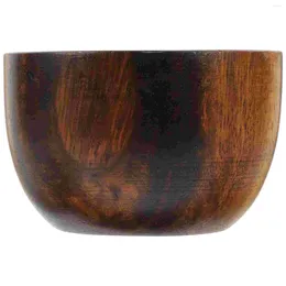 Bowls Japanese Style Wooden Bowl Fruit For Salad Large Serving Small Japanese-style Bread