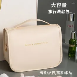 Storage Bags Gena Makeup Bag PU Wash Advanced Travel Portable Large Capacity Women's Japanese High Beauty
