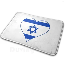 Carpets Israel Carpet Mat Rug Cushion Soft Flag Heart