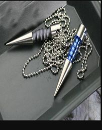 EDC solid titanium alloy keychain cool stick necklace pendant outdoor pocket multifunction tool OT3014040137