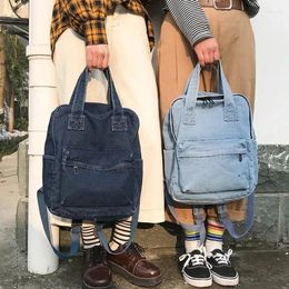 School Bags Denim Bag Teenager Backpack Ladies High Capacity Women Backpacks Travel Students Mochila Bolsa Harajuku