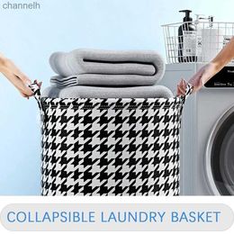 Storage Baskets Foldable large size dirty fabric storage bucket for laundry room waterproof toy organizers basket yq240407