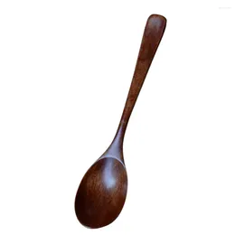 Spoons Natural Wooden Spoon Mixing Tableware Kitchen Supplies Bamboo Cooking Utensil Tool Household Soup Tools