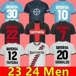 23 24 Bayer 04 Leverkusen Soccer Jerseys WIRTZ BONIFACE HINCAPIE HOFMANN SCHICK PALACIOS FRIMPONG GRIMALDO 2023 2024 Home Away 3rd Mens Football Shirts Z 4.7