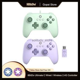 Game Controllers Joysticks 8BitDo Ultimate C Wired/Wireless 2.4G Gaming Controller for PC Windows 10 11 Steam Deck Raspberry Pi Android Q240407