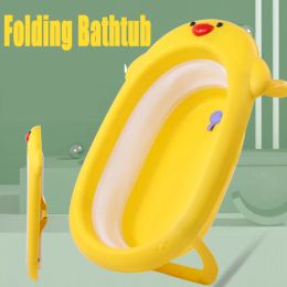 Albums Kids Bathtub Can Measure Temperature Safe Bathtub Children Nonslip Health Materialsnewborn Baby Folding Bath Tub Portable