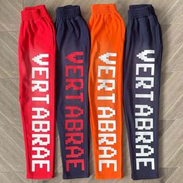 Red Blue Orange Sweatpants Men Women Pants Jogger Sweat Pants Terry Trousers