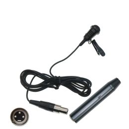 Microphones WL88 ClipOn Lavalier Cardioid Condenser Instrument Microphone For Shure On Audio Sound Mixer 3Pin XLR 48V Phantom Adapter Music