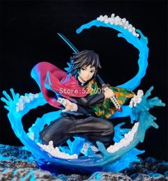 17cm Anime Figure Tomioka Giyuu Action Figure Figuarts ZERO Kimetsu No Yaiba Tomioka Giyuu Water Breath Figurine Y1221258d3680281