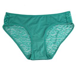 3 PCSLot Leopard sexy Briefs Hollow Out transparent Women Underwear High Quality Sexy Panties Size SMLXL NO31417 240407