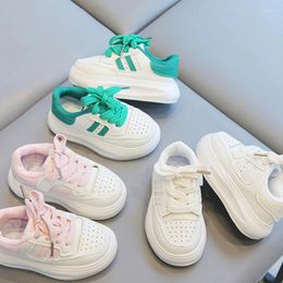 First Walkers Sneakers For Children Spring And Autumn White Shoes Girls' Light Sports Boys' Soft Soles