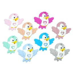 Soothers Teethers Bird Sile Animal Food Grade Teething Toys Chewable Rodent Molar Baby Infant Gifts Drop Delivery Kids Maternity H Dh75R