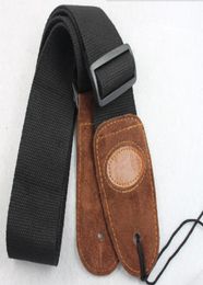 New High Quality Leather Head Guitar Straps Cotton material for Electric Bass Acoustic Guitar Folk Guitar 9561118