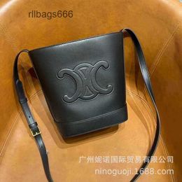 Leather Bag cell Bags Lady Shoulder Classic Purse Arc De Crossbody Triomphee Womens 2024 Summer Single Premium High Capacity Bucket Underarm TY6G