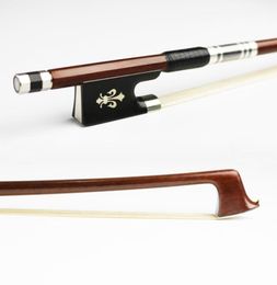 44 Size Pernambuco Violin Bow Round Stick Fast response Exquisite Horsehair Ebony Frog Violin Parts Accessories77498297322170