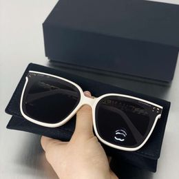 Fashion designer CH Top Sunglasses for Women High Grade Sun proof UV resistant Large Frame Letter Legged Sunglasses CH0777 with original box