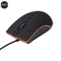 Mice USB mini wired mouse 3D optical gaming matte ergonomically suitable for PC laptop home computer H240407