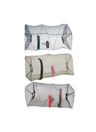 New Crab Fish Crawdad Shrimp Minnow Fishing Bait Trap Cast Dip Net Cage Fishing net Mesh Trap Shrimp Traps7424337