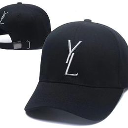Men Women Baseball CapDesigner Solid Color Letter Design Fashion Hat Temperament Match Style Ball Caps