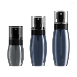 Storage Bottles 1Pc 60ml/80ml Spray Bottle Press Makeup Setting Subpackage Cosmetics Sunscreen Mist Small Travel Mini Refillable
