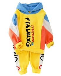 Toddler Boys Clothing Sets Autumn Winter Baby Boys Roupa Hoodiepants 2pcs Roupa Crianças Crianças para meninos Crianças Clothing3267468