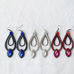 Marquise Drop Earrings 아름답고 개인화 된 패션 보석 디자이너 새로운 한국 크리스탈 드롭 이어링 다이아몬드 보석 다이아몬드 품질 이어링