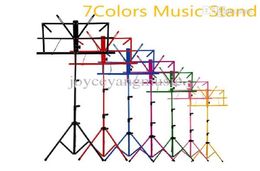 Colourful Sheet Folding Music Stand Metal Tripod Stand Holder With Soft Case For Guitar Wholes8655840