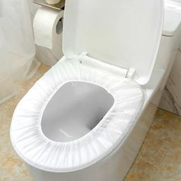 Toilet Seat Covers 10pcs Disposable Portable El Potty Restroom Cover Mat For Travel/Camping Bathroom Accessories