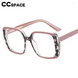 Sunglasses Frames 56678 Women Large Size Ultralight Tr90 Optical Spectacle Frame Fashion Two Color Splicing Anti Blue Computer Glasses