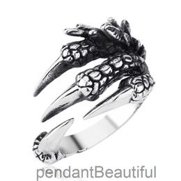 Korean Open Hollow Dragon Pattern Ring Mens Live Champion Fashion Jewellery Alloy Ring Dominant Mixed Batch