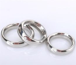 9 5mm thickness 40mm 45mm 50mm size male penis ring stainless steel help erection delaying time weight ring scrotum ring sex toys 5399656