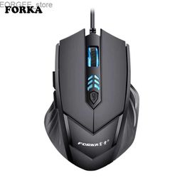 Mice Silent Frosted Ergonomics 2400dpi Adjustment USB 6D Wired Optical Computer Gaming Mouse Mice for Computer PC Laptop for Dota 2 Y240407