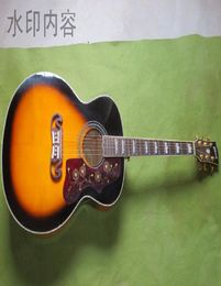 new Acoustic guitar SJ200 VS sunset color 43 inch with fisherman pickup electric guitar HONGYU3104517