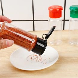 Storage Bottles Jar Portable Bottle Condiment Salt Camping Seasoning Spice Plastic Kitchen Pepper 3pcs Shakers Container Vinegar