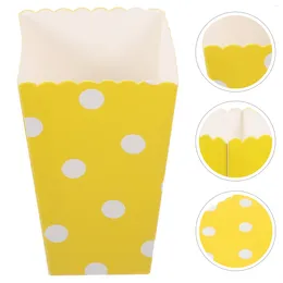 Bowls 24 Pcs Popcorn Bucket Paper Containers Party Decorations Buckets Movie Night Chip Fryers