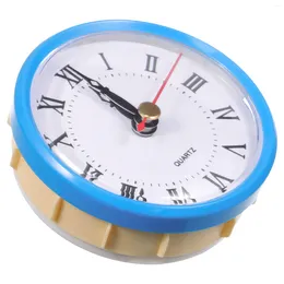 Clocks Accessories Miniature Quartz Clock Crafts Plastic Hobby Insert With Second Hand
