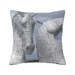 Pillow The Kelpies Gifts Helix Park Scotland Throw Pillowcases Sofa Cover Bed
