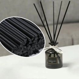 1000pcs D543mm Black Fiber Rattan Sticks Essential oil Reed Diffuser Aromatic for Home Fragrance Air Freshener 240407