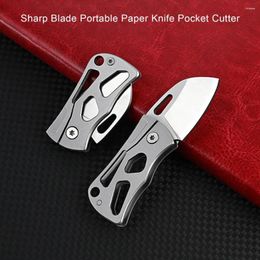 Knives Portable Stainless Steel Shape Knife Camping Outdoor Survival Supplies Tools Foldable Pocket Mini Drop