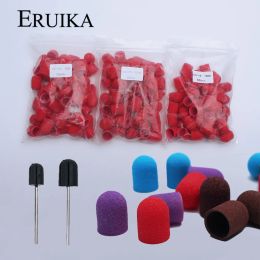 Medicine 50pcs Sanding Band Nail Drill Bit Sanding Caps Electric Manicure Pedicure Hine Cleaning Cuticle Accessories Nail Tools