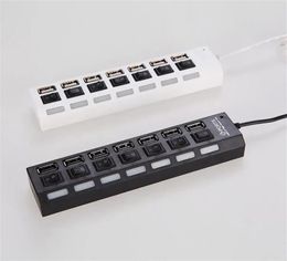 Multi USB Splitter 20 Use Hub Power Adapter 7 Port Multiple Expander with Switch for PCa29218v7511766